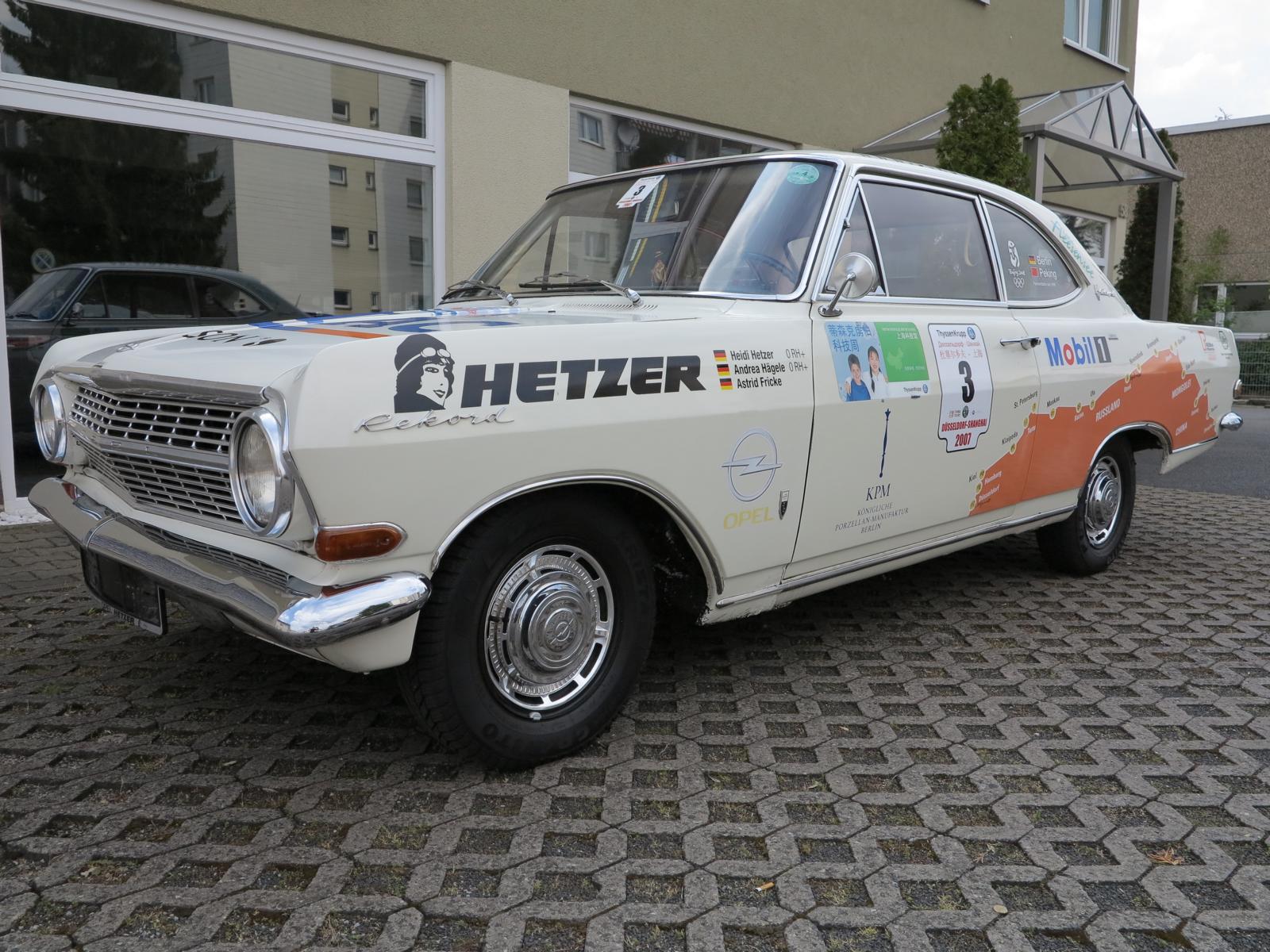 Opel Rekord A Coupé, Jahrgang 1964 von Rallye- Legende  Heidi Hetzer