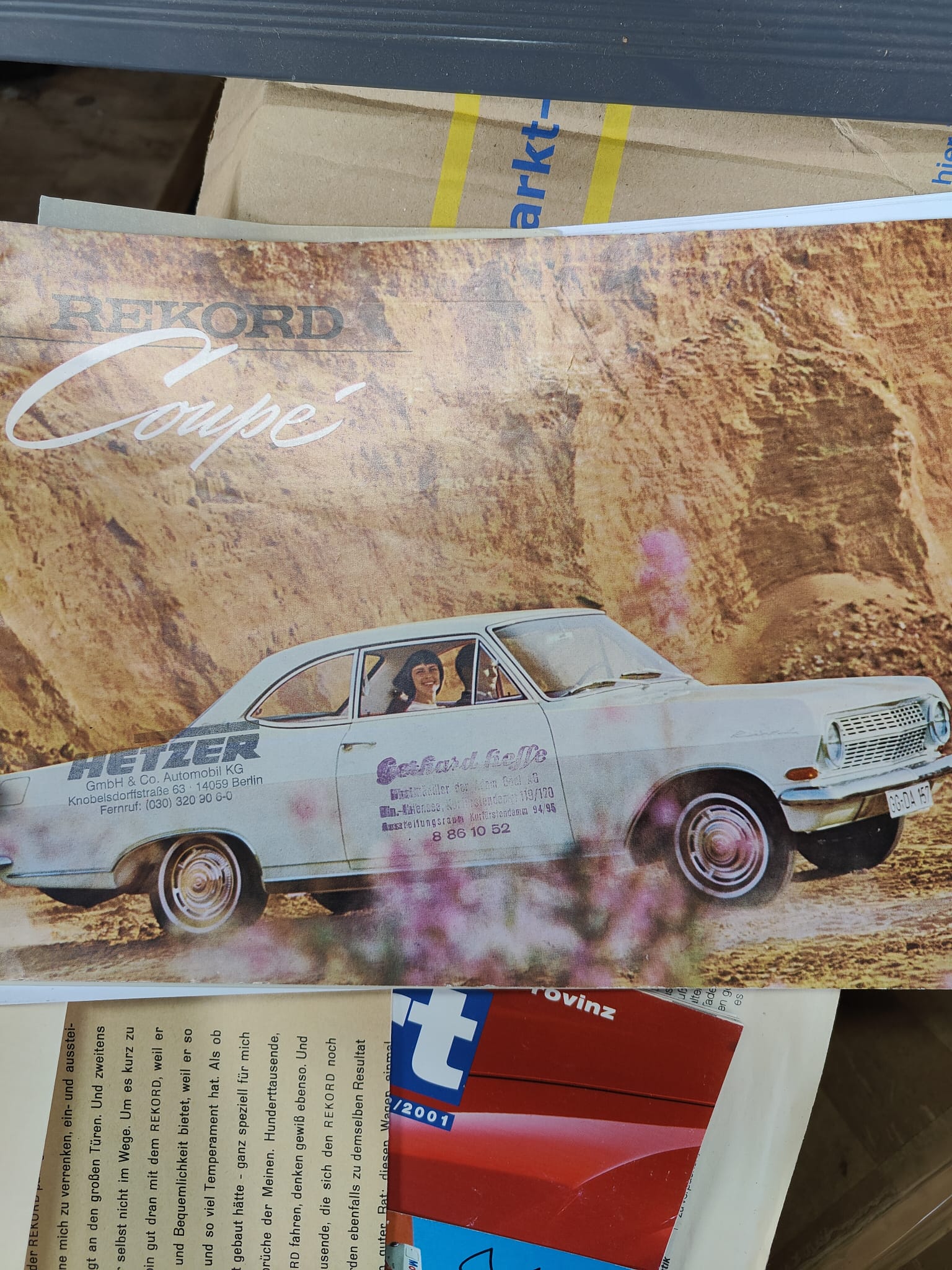 Opel Rekord A Coupé, Jahrgang 1964 von Rallye- Legende  Heidi Hetzer